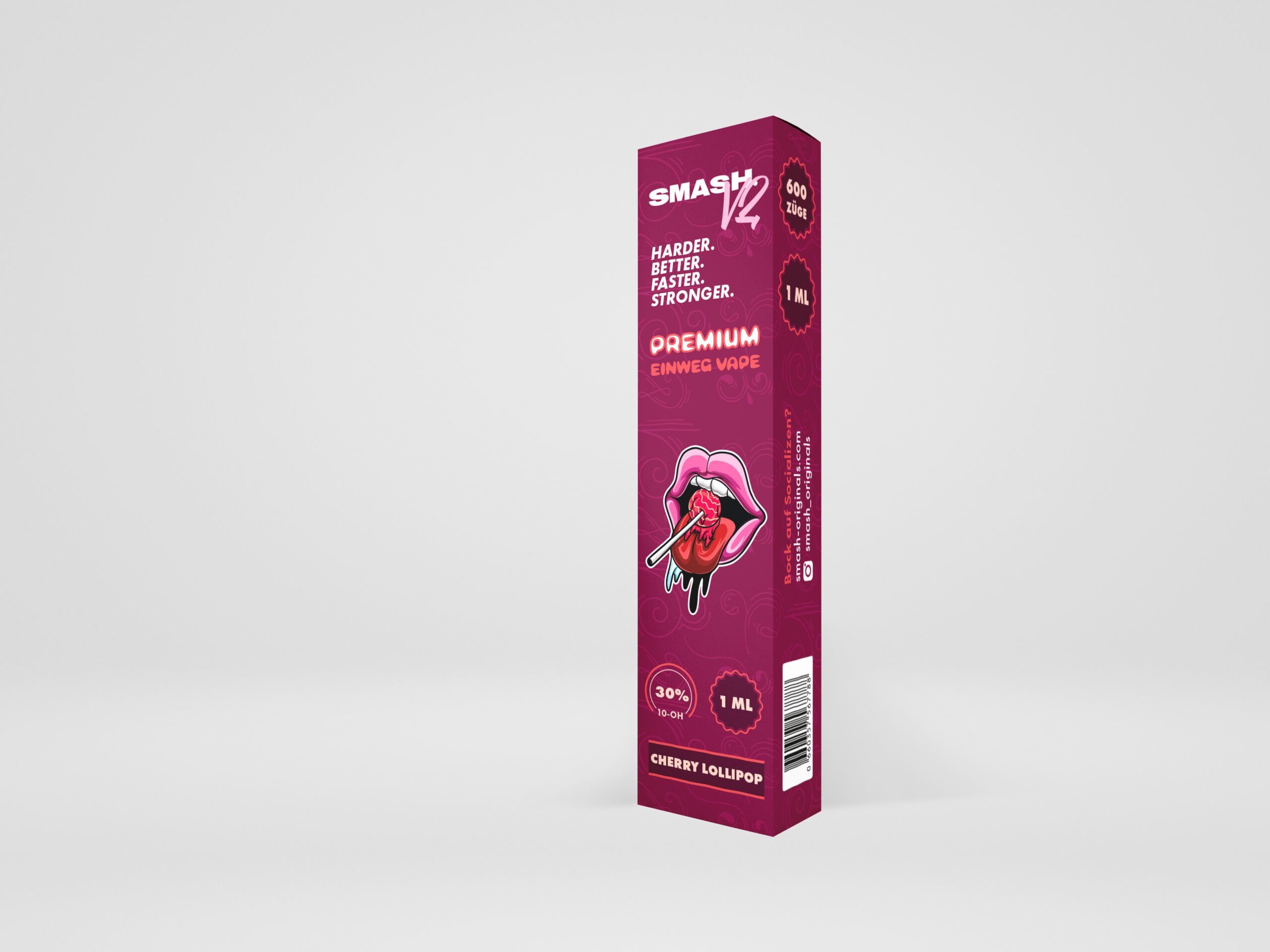 smash 10oh vape cherry lollipop