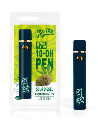 Rollz 10OH vape Sour Diesel – 2ml