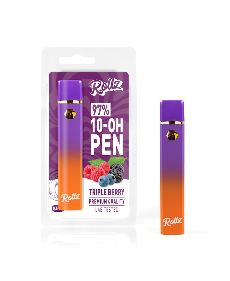 rollz 10 oh vape triple berry