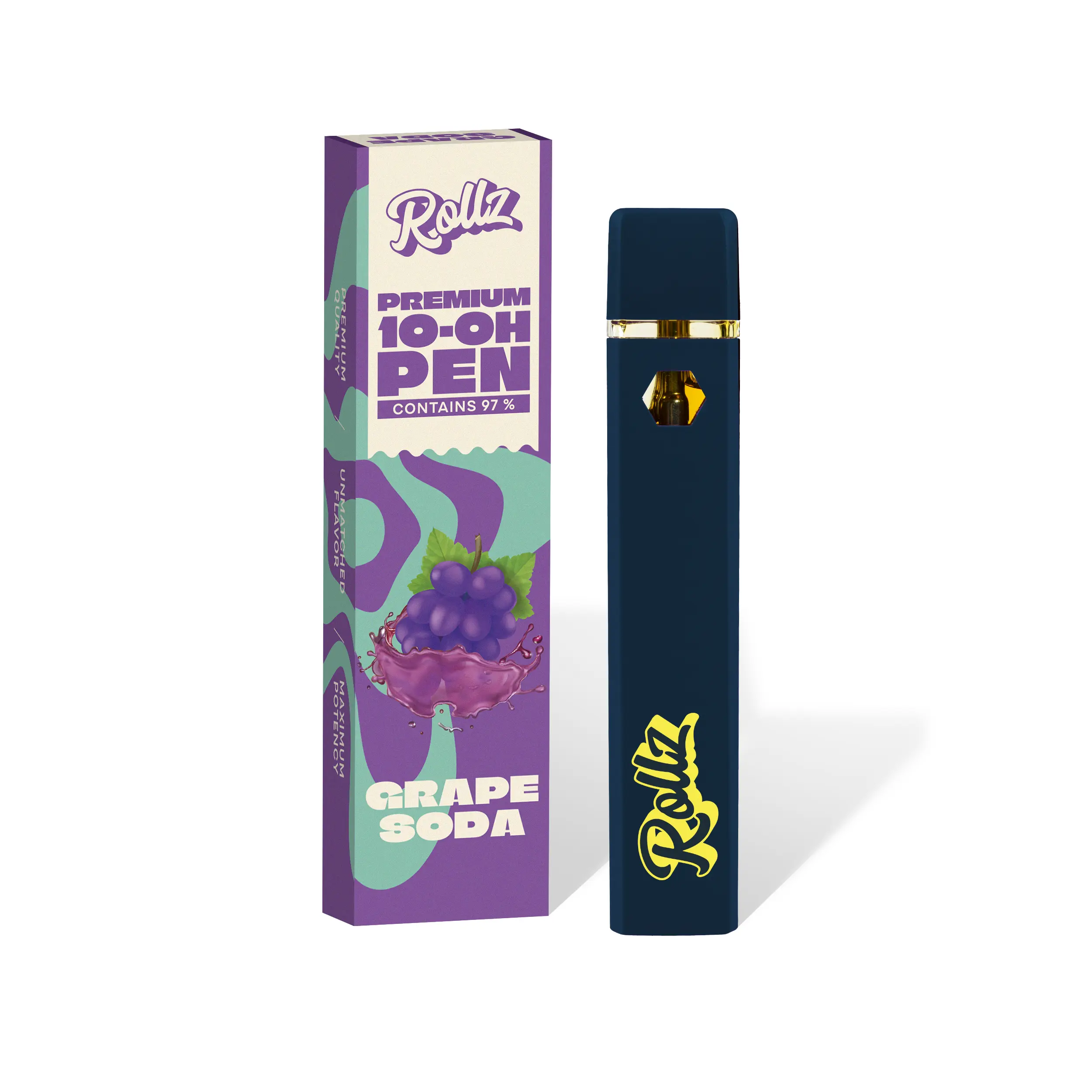 rollz 10oh vape grape soda