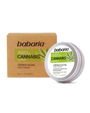 Babaria ansigtscreme med cannabisolie – 50 ml