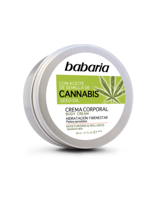 Babaria Body creme med cannabisolie – 200 ml