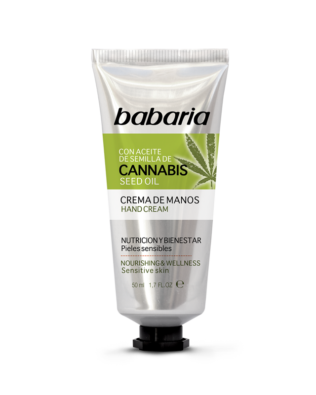 Babaria håndcreme med cannabisolie – 50 ml