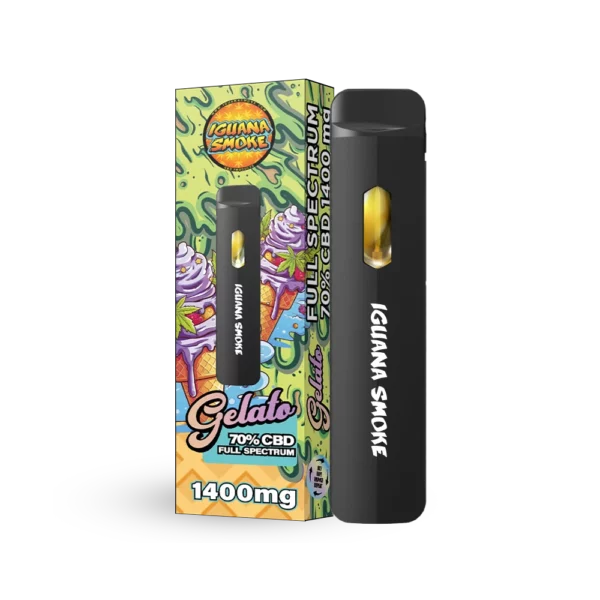 iguana smoke full spectrum cbd vape gelato