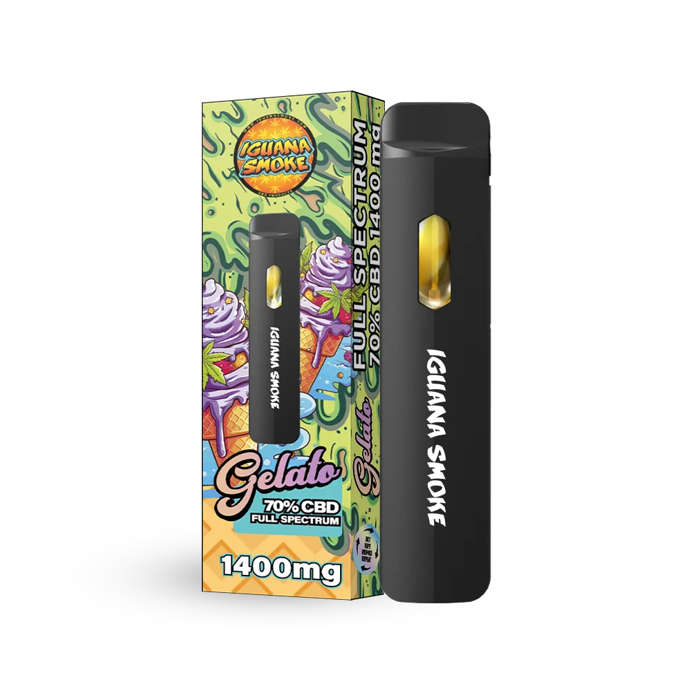 iguana smoke full spectrum cbd vape gelato