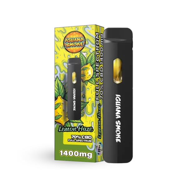 iguana smoke full spectrum cbd vape lemon