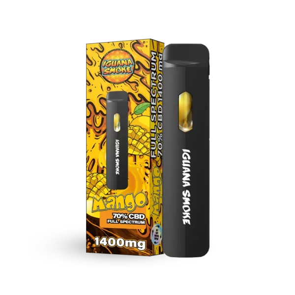 iguana smoke full spectrum cbd vape mango