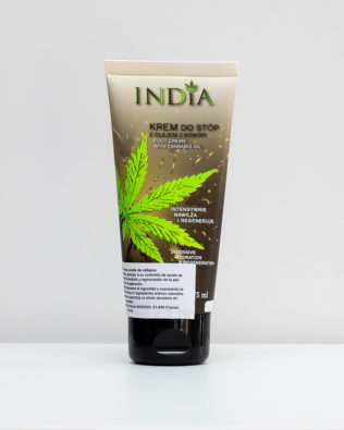 India beskyttende fodcreme med cannabisolie