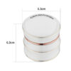 Champ High Porcelænsgrinder hvid 4 dele – 63mm - Image 3