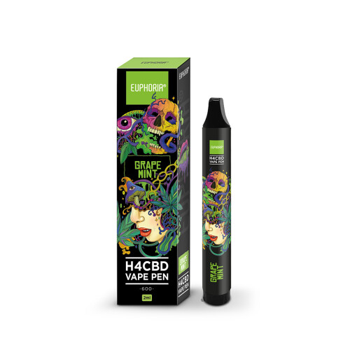 euphoria h4cbd vape grape mint